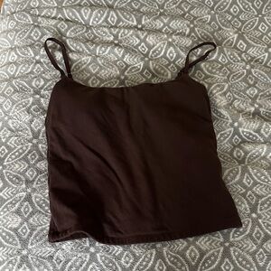 Abercrombie & Fitch Chocolate Brown Spaghetti Strap Camisole